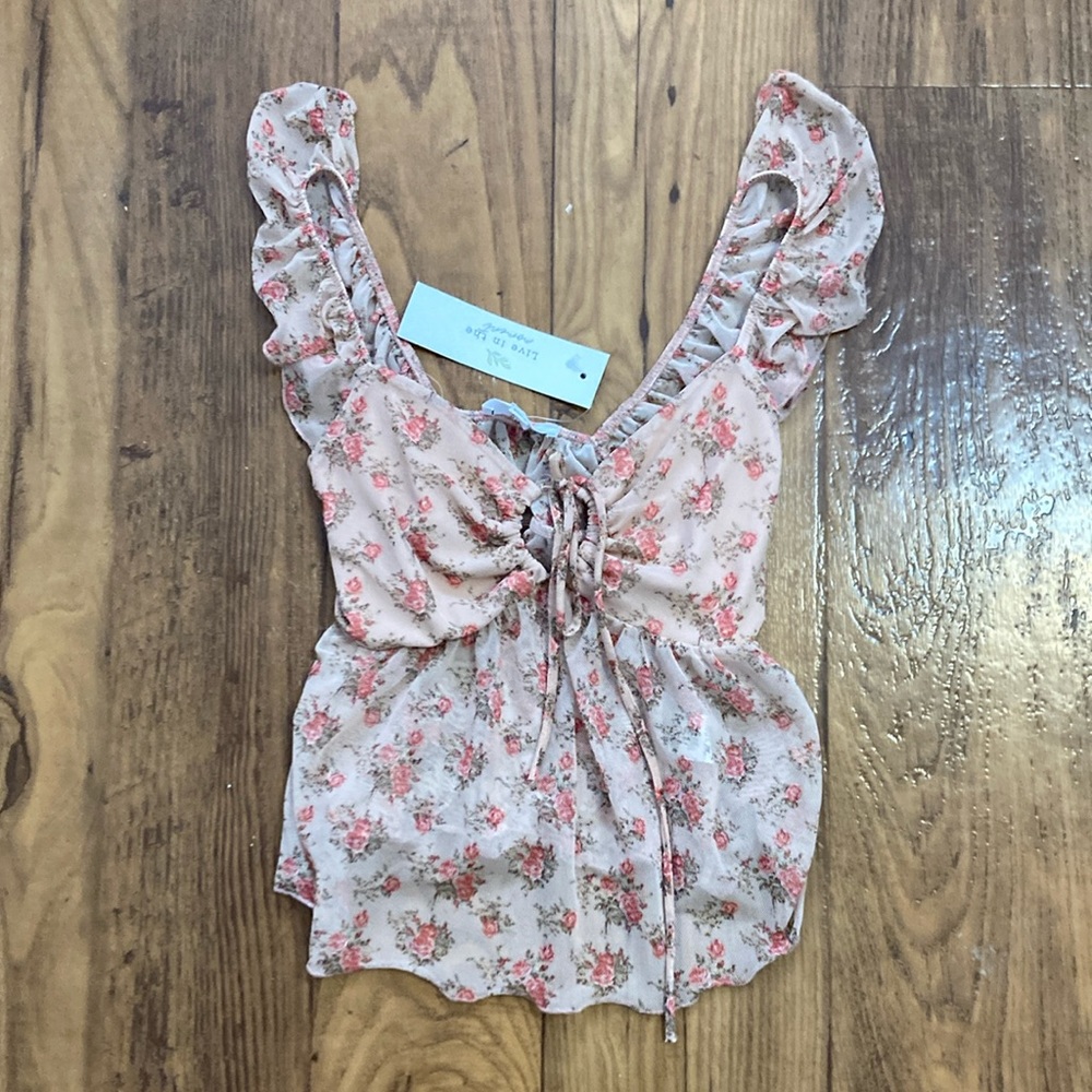 NWT live in the moment boho inspired top size s